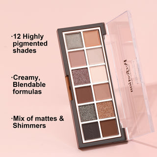 CREAM+POWDER Eyeshadow Palette 12 colors